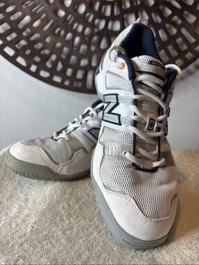 🤍 Athletic White Navy Mesh Sneakers Walking Training New Balance 1001 9 🤍